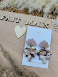 Boucles d'oreilles en argile polymère